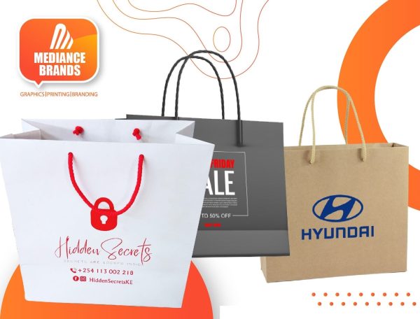 Eco-Friendly Gift Bags Kenya – Custom Khaki & Kraft Promotional Bags