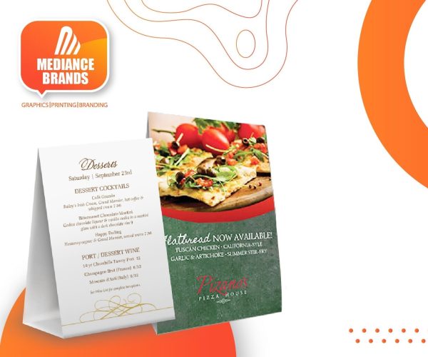 Custom Tent Cards Kenya – Tabletop Marketing That Guests Cannot Ignore